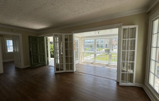 A three-bedrooms, one-bathroom house at 4817 6th Ave. Los Angeles