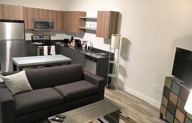 Furnished. Month to month. The Scott @ Brush Park