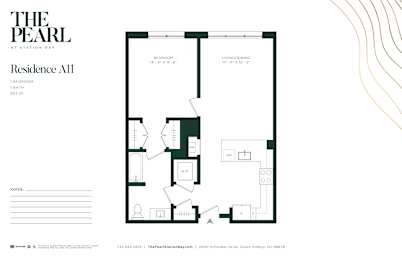1 bed, 1 bath, $2,750