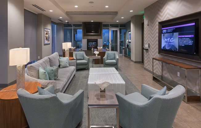Relax and renew in your contemporary home at Skyhouse Channelside.