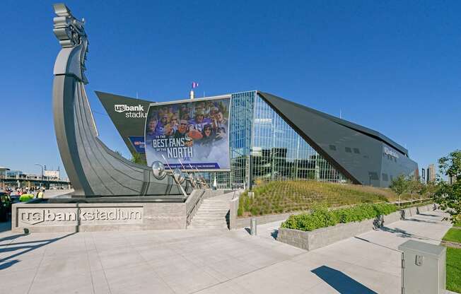 US Bank Stadium- Viking Ship