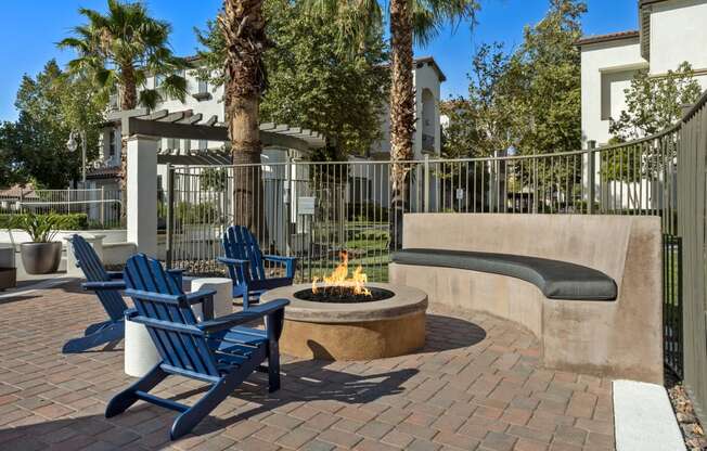 Fire Pit at Lasselle Place, Moreno Valley