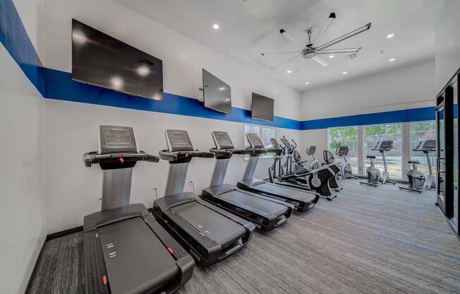 Cardio Machines In Gym at Chesapeake Commons Apartments, California, 95670