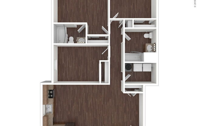 3 beds, 1 bath, 1,150 sqft, $1,900