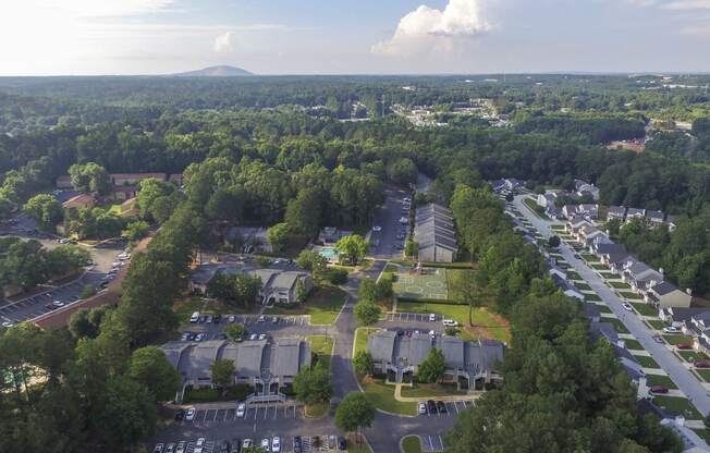 Aerial view of surrounding area1 at Harvard Place Apartment Homes by ICER, Lithonia