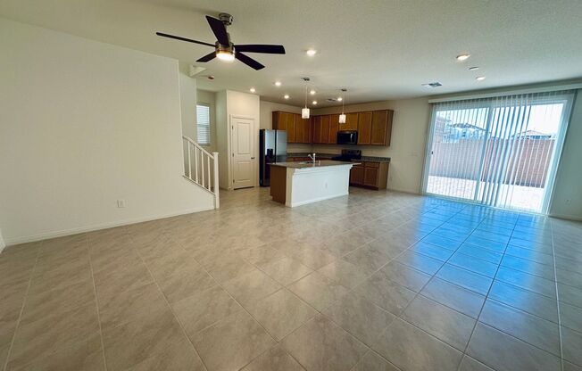 Brand new home in Saguaro Ranch community with a full bed & bath downstairs!