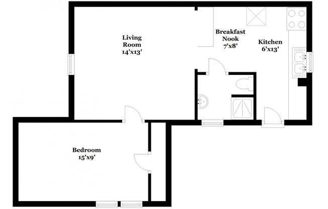 1 bed, 1 bath, 275 sqft, $1,569, Unit 514-3