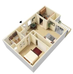 1 bed, 1 bath, 602 sqft, $2,737