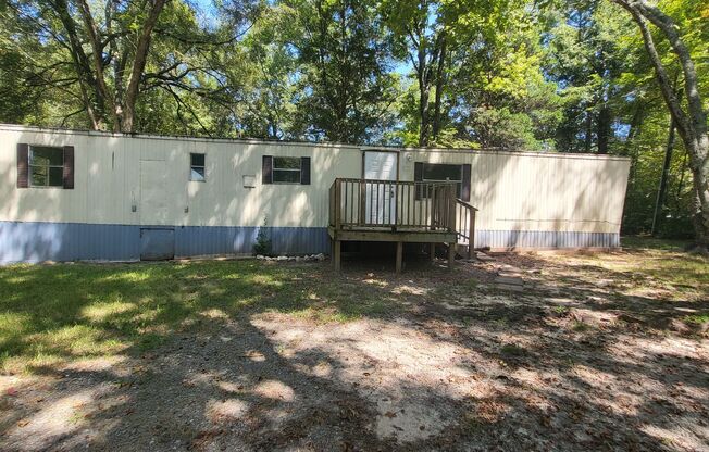 Two Bedroom Mobile home on Large Lot!