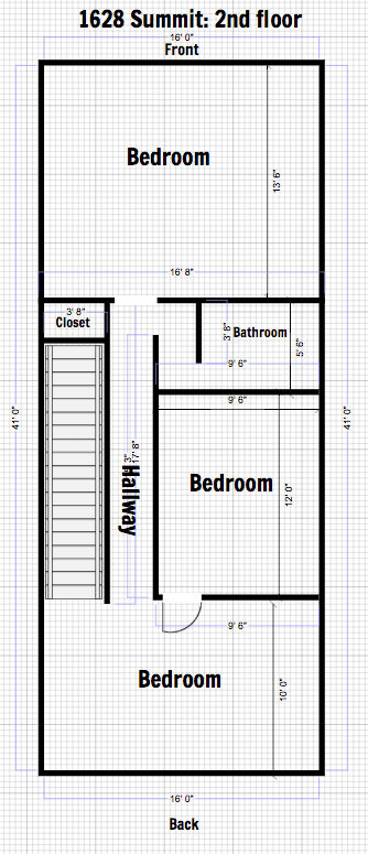 4 beds, 1 bath, 1,600 sqft, $1,750, Unit 1628