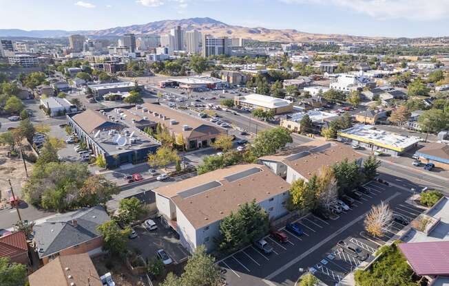 Sierra Townhomes Aerial View