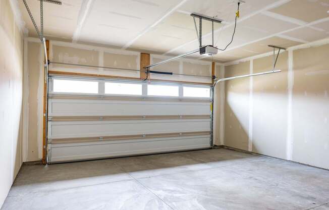 Garage Parking at the Quarry Apartments in DeWitt Michigan