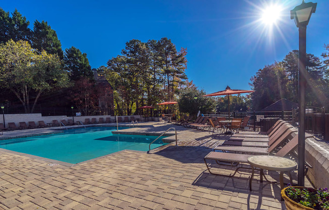 the swimming pool at Radbourne Lake Apartments, Charlotte, NC ? 