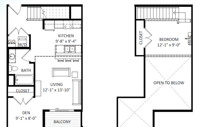 1 bed, 1 bath, 756 sqft, $1,820, Unit 8421-421