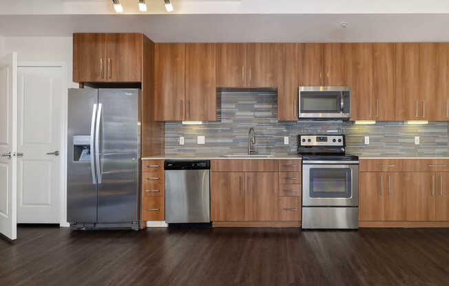 Kitchen with Stainless Steel Appliances