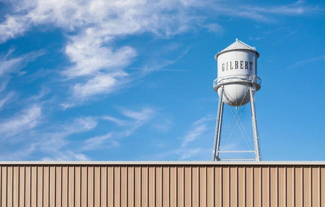 Iconic views and hometown charm at the Gilbert Water Tower in the heart of downtown.