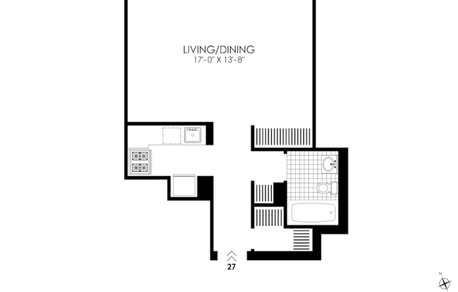 Studio, 1 bath, $3,346, Unit 227