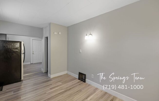 Remodeled Studio Apartment in Downtown Colorado Springs