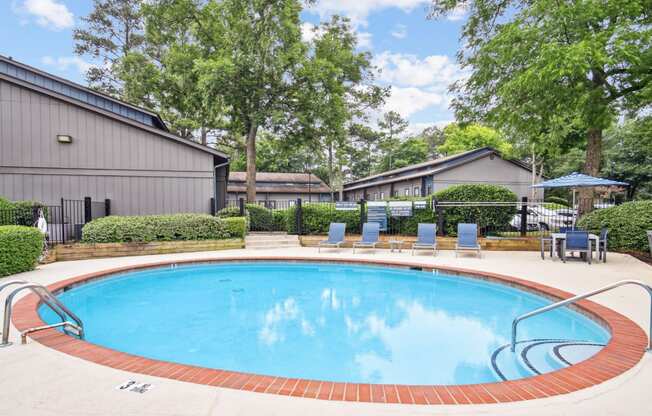 Inviting and refreshing pool area at Pine Village North in Smyrna, GA