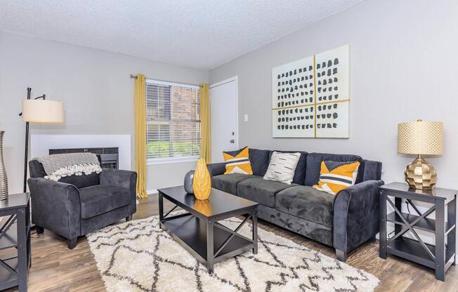 THE TWO BED ONE BATH APARTMENT WITH FIREPLACE