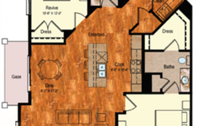 2 beds, 2 baths, 1,150 sqft, $1,950