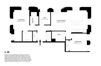 2 beds, 2 baths, 1,165 sqft, $3,530