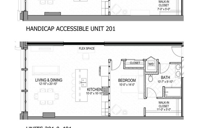 1 bed, 1 bath, 974 sqft, $2,695, Unit 301