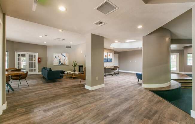 commons community room with couches and tables