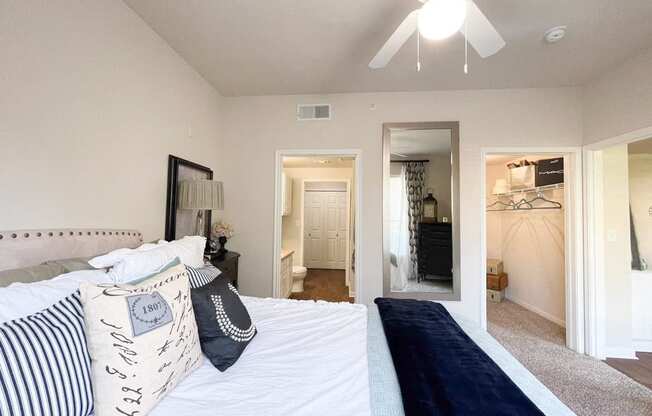 Bright and spacious bedrooms at Cypress Lake at Stonebriar in Frisco, TX!