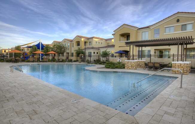 2 Pools at Bella Victoria Apartments in Mesa Arizona January 2021