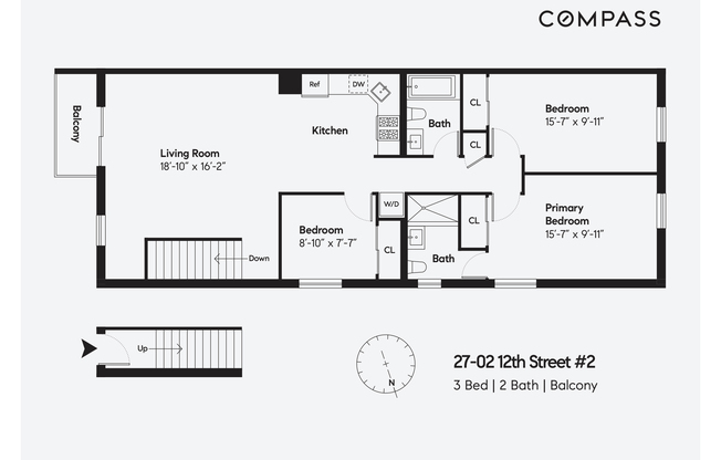 3 beds, 2 baths, $3,800, Unit 2