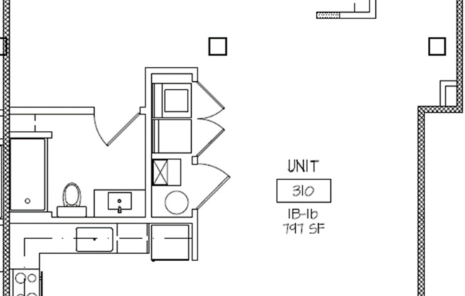 1 bed, 1 bath, 785 sqft, $1,400, Unit 310