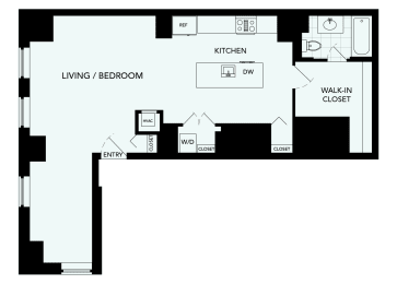 Studio, 1 bath, 875 sqft, $2,420