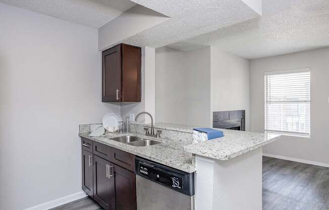 Oak Tree Village Kitchen 1 Bedroom