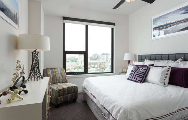 Spacious, Bright Bedroom at 1000 Speer by Windsor, 80204, CO