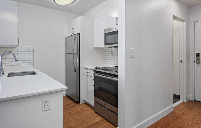 Kitchen with Stainless Steel Appliances