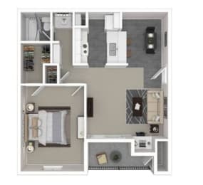 1 bed, 1 bath, 664 sqft, $999