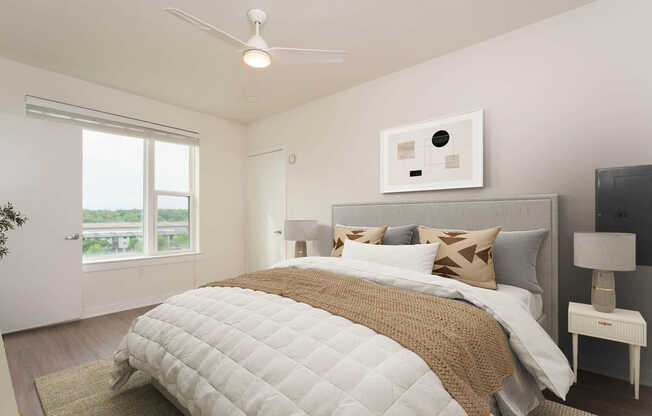 Bedroom with Hard Surface Flooring