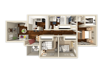 3 beds, 2 baths, 1,131 sqft, $1,749