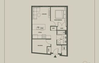 1 bed, 1 bath, 658 sqft, $3,400, Unit 512