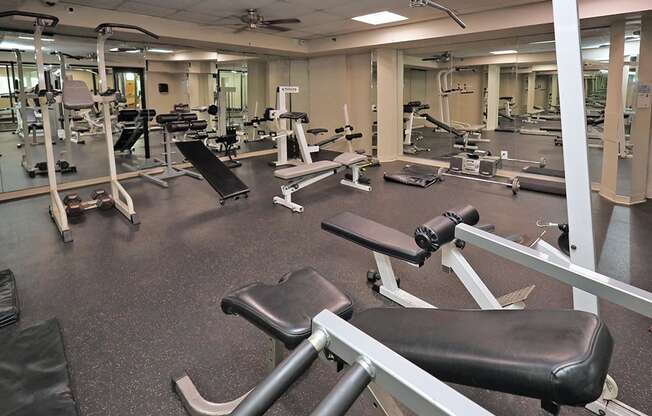 Fitness Center in the West Building - Gates Mills Place in Mayfield Heights OH