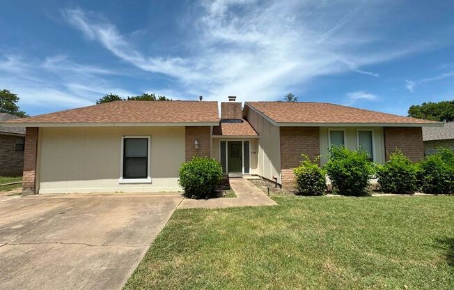Nice one-story 4 bedroom, 3 bath home available in Egger's Acres!