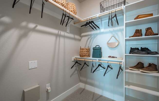 Model Apartment Home Bedroom Closet