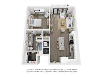 1 bed, 1 bath, 869 sqft, $1,627