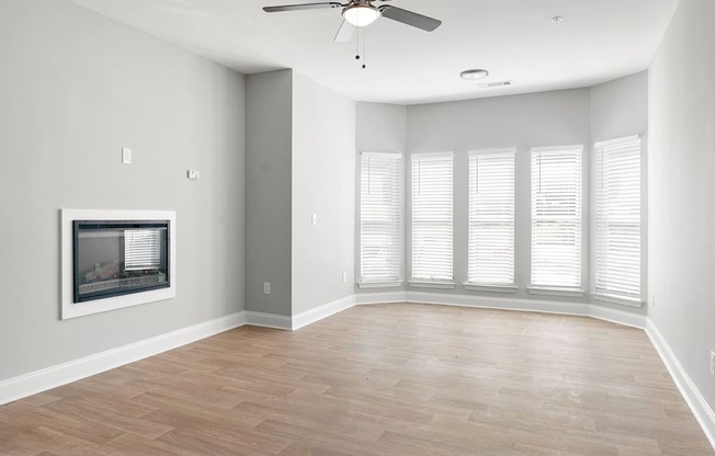 Living Room in New Construction Triple Crown Floorplan