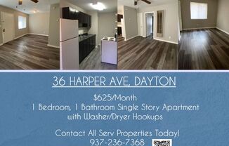 1 bed, 1 bath, $625, Unit 36