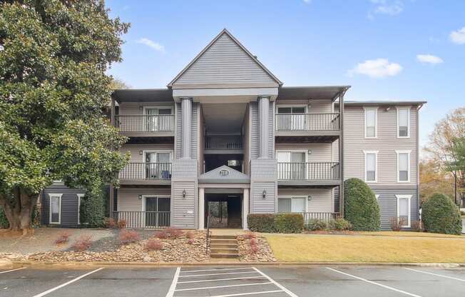Apartment Building exterior at Arrowood Crossing Apartments in Charlotte, NC