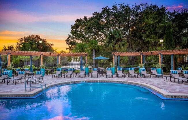 Brandon Twilight Pool at The Oasis at Brandon, Riverview, FL, 33578