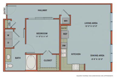 1 bed, 1 bath, 801 sqft, $2,120