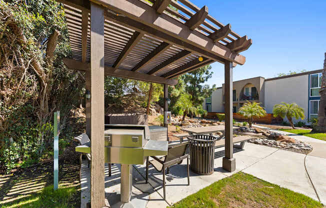 Additional Covered Outdoor Grilling Stations at Veranda La Mesa in La Mesa, CA 91942